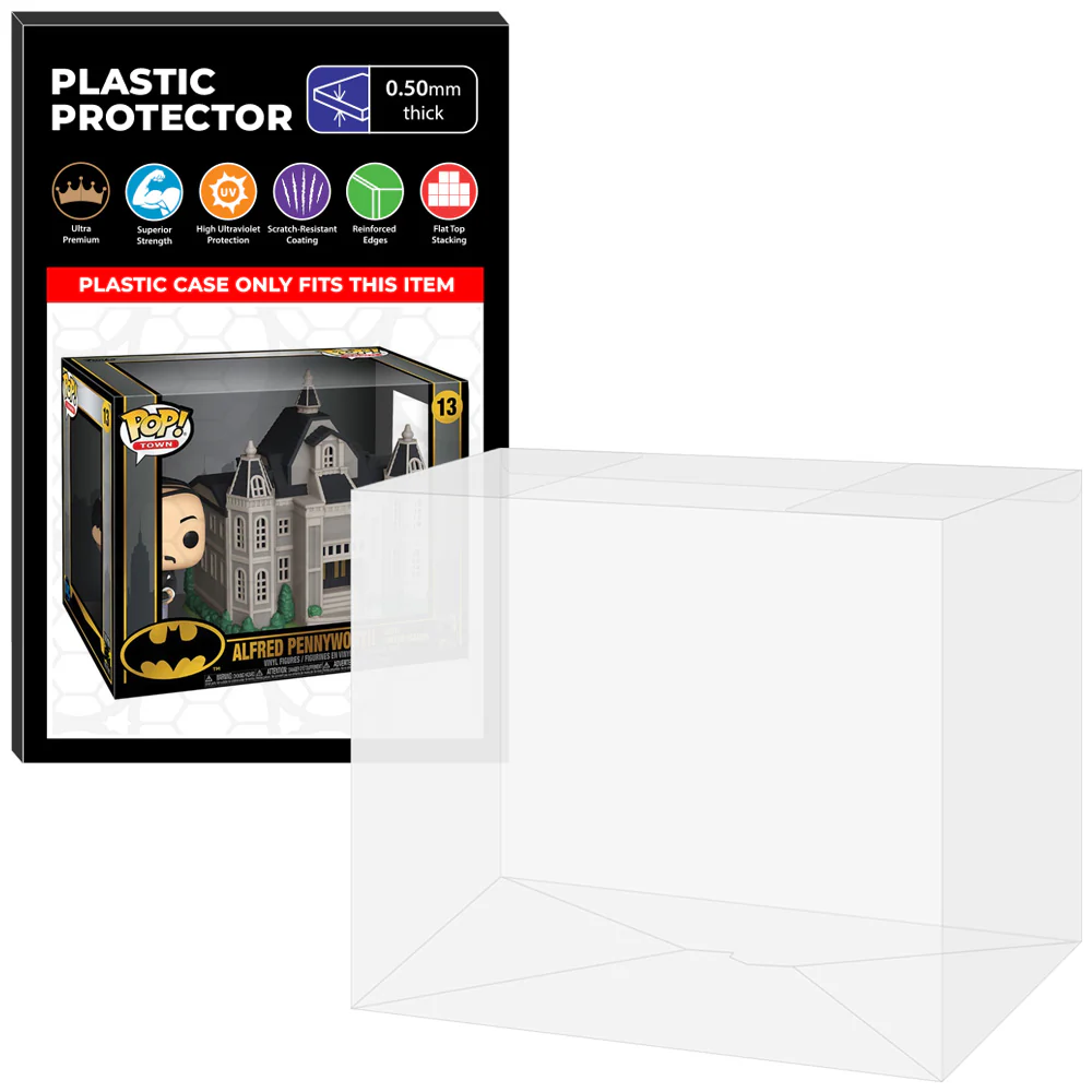 Pop Protector for Alfred Pennyworth with Wayne Manor #13 Funko Pop Town - Image 5