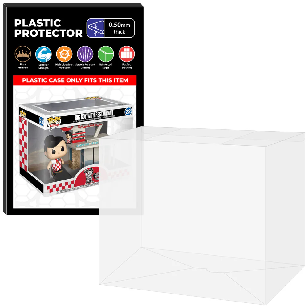 Pop Protector for Big Boy with Restaurant #22 Funko Pop Town - Image 5
