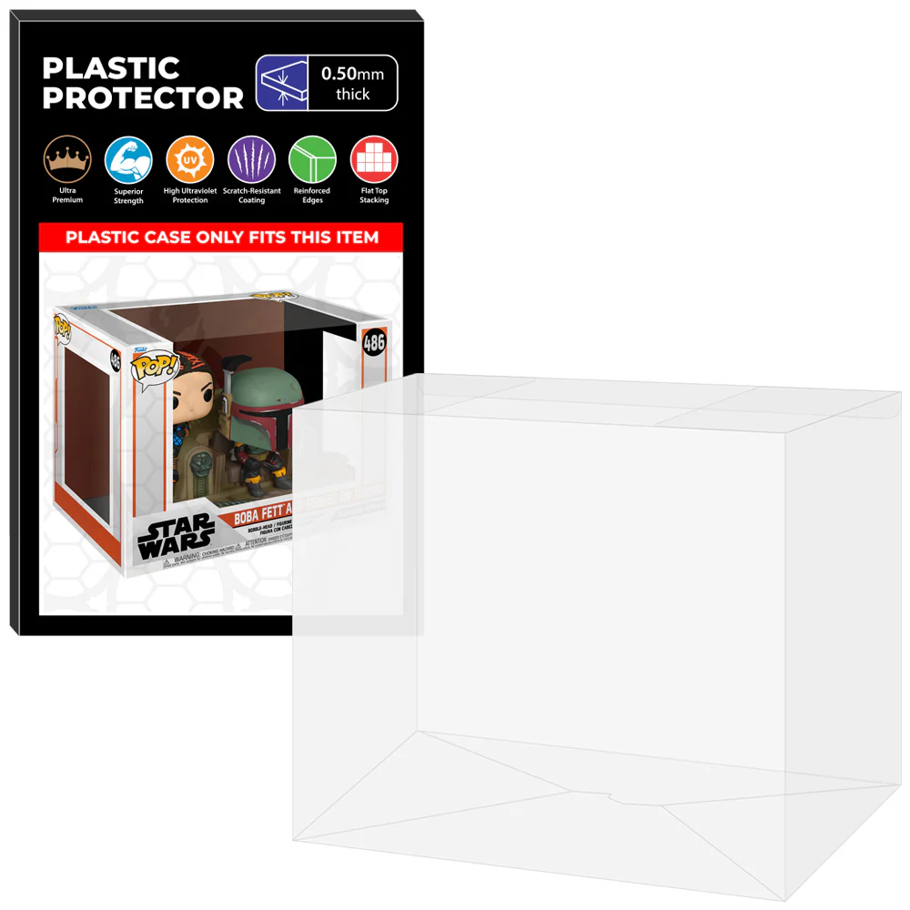 Pop Protector for Boba Fett and Fennec on Throne #486 Funko Pop TV Moments - Image 5