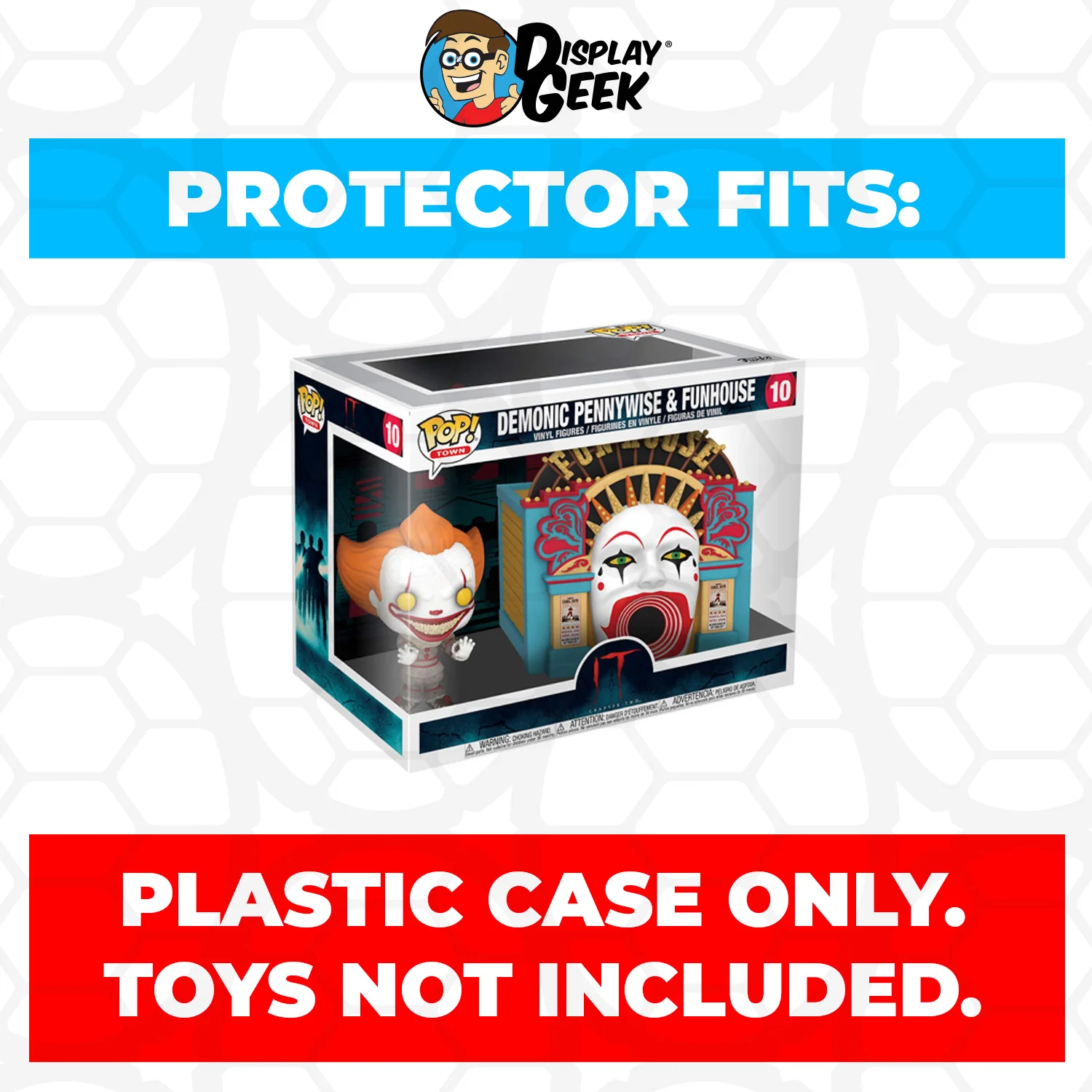 Pop Protector for Demonic Pennywise & Funhouse #10 Funko Pop Town - Image 2