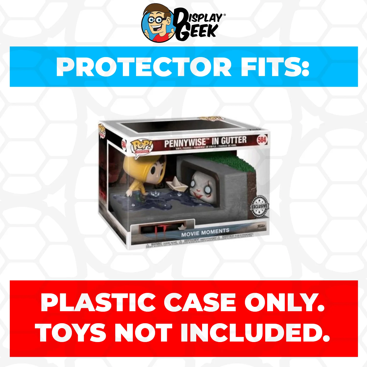 Pop Protector for Pennywise in Gutter #584 Funko Pop Movie Moments - Image 2