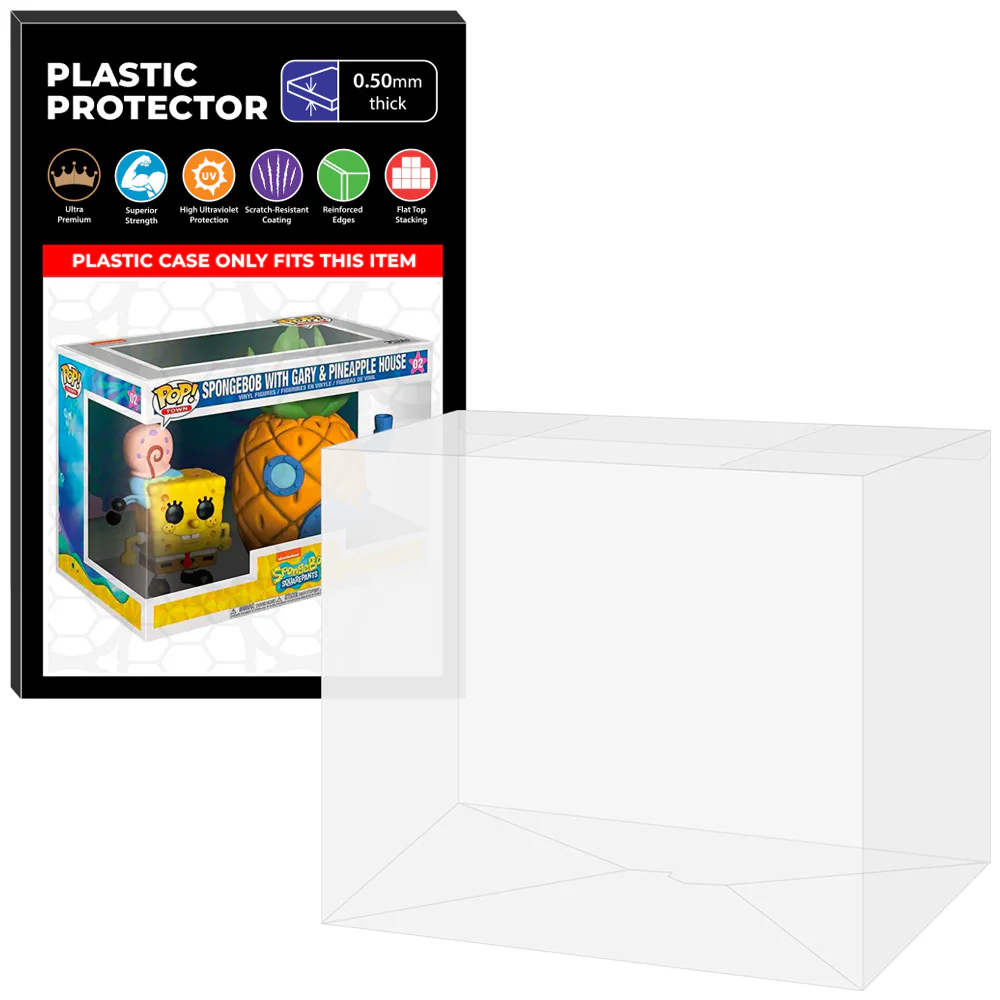 Pop Protector for Spongebob with Gary & Pineapple House #02 Funko Pop Town - Image 5