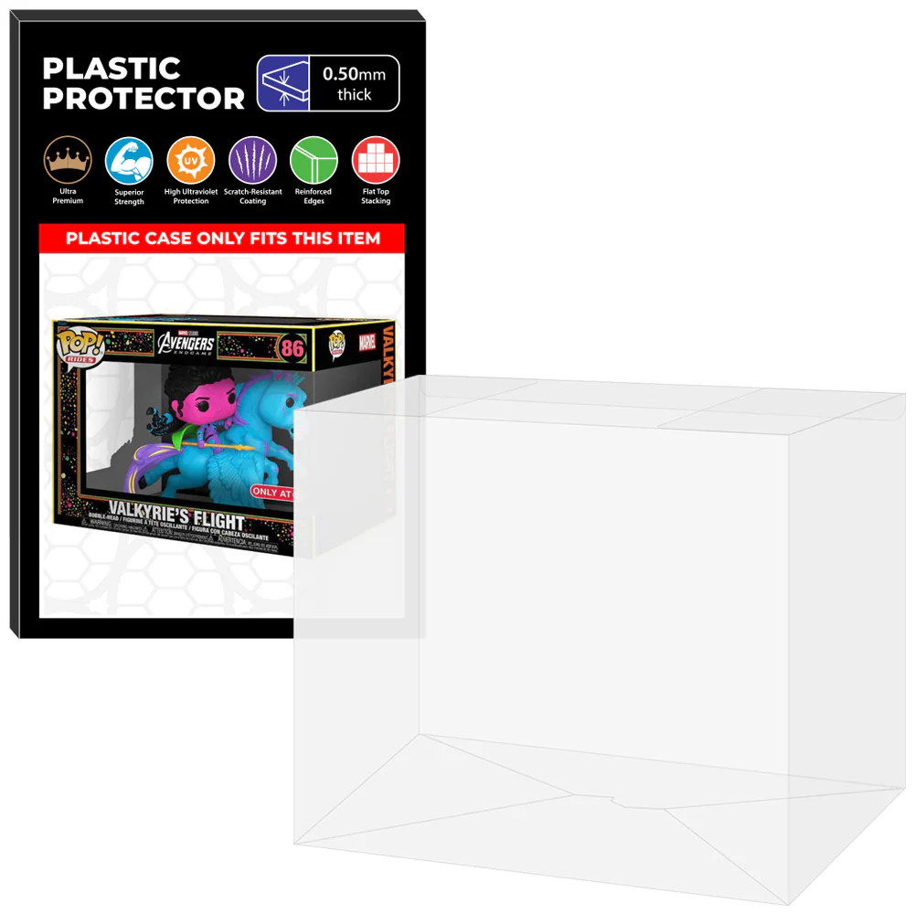 Pop Protector for Valkyrie's Flight Blacklight #86 Funko Pop Rides - Image 9
