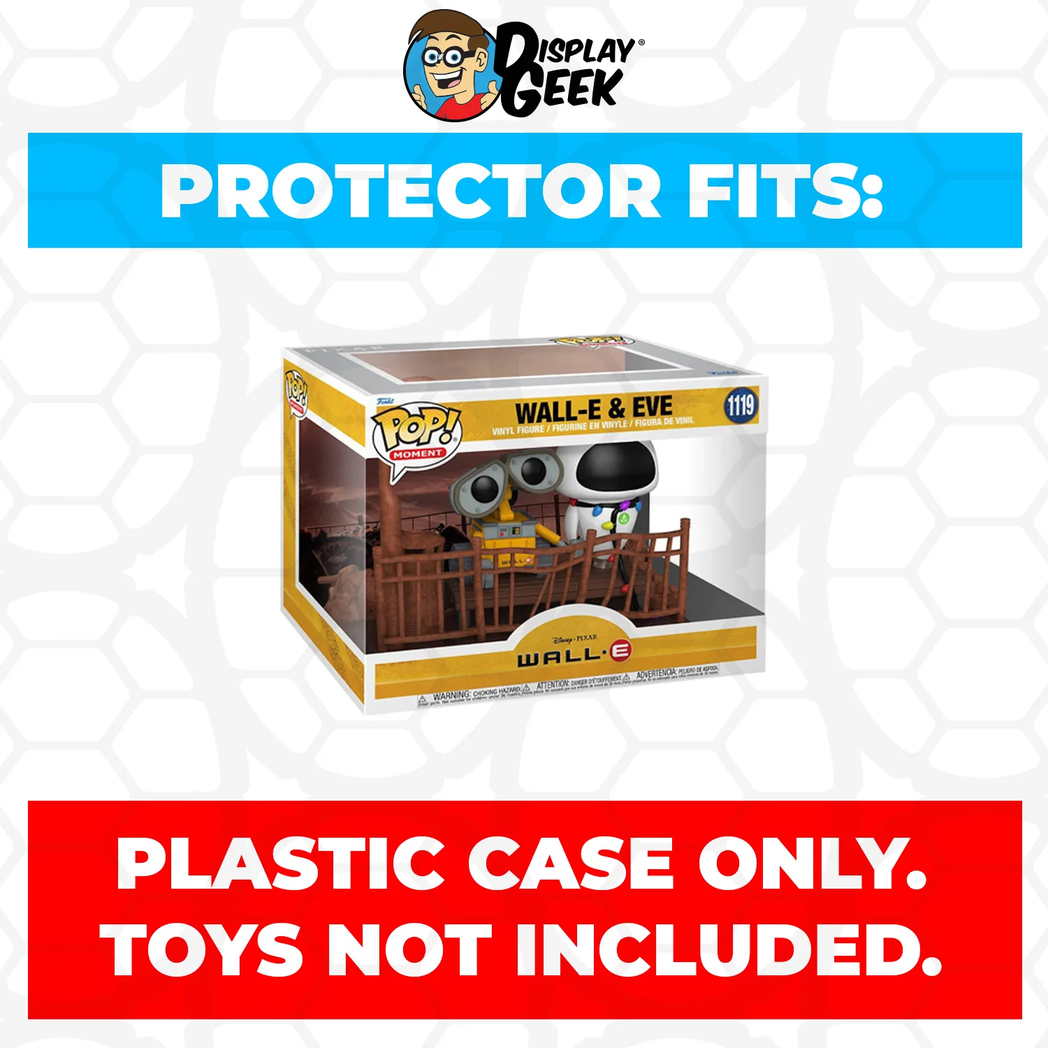 Pop Protector for Wall-E & Eve #1119 Funko Pop Moment - Image 2