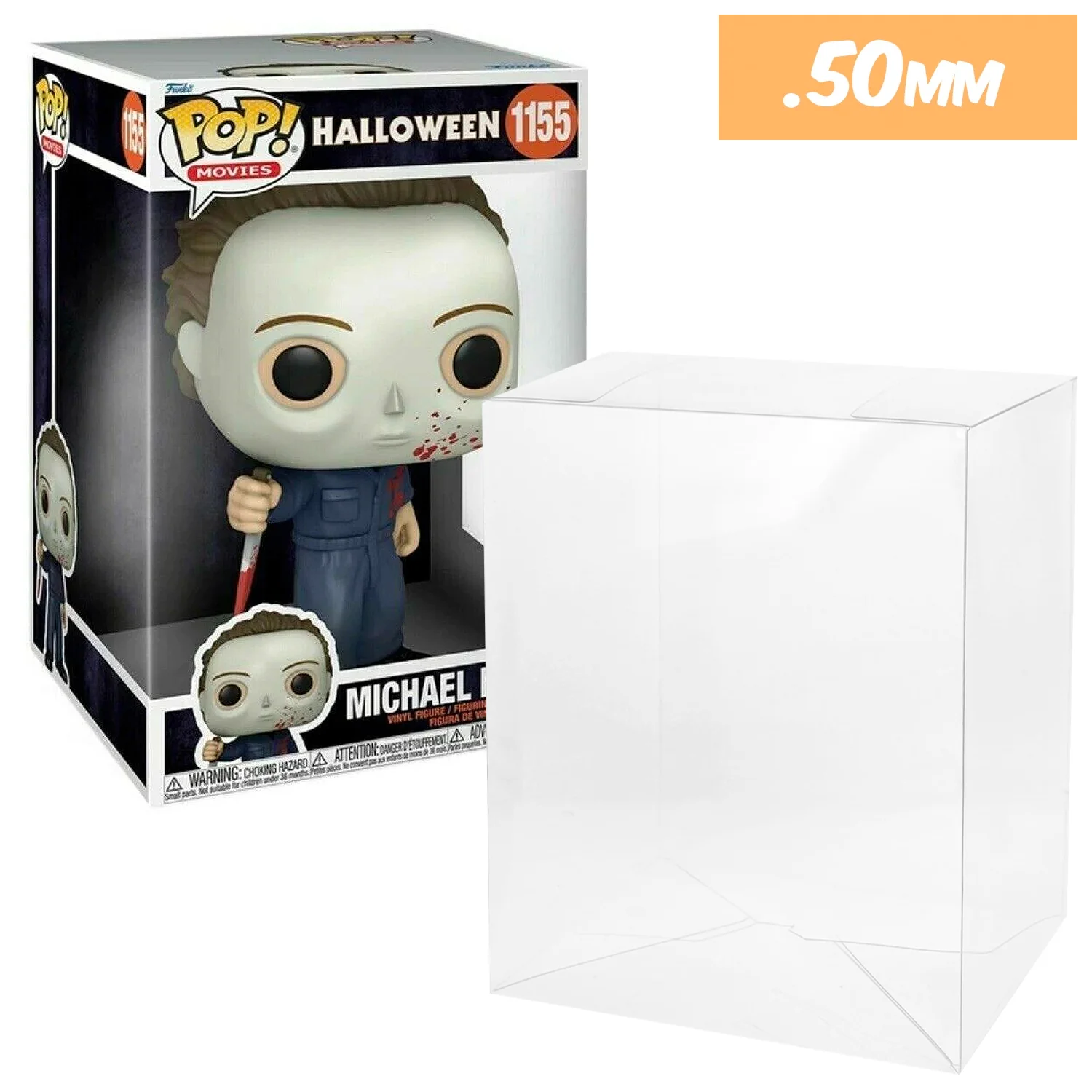 10 INCH SKINNY Pop Protectors for JUMBO Funko (0.50mm thick, UV & Scratch Resistant) Measurements: 13h x 8.25w x 8.25d - Image 17
