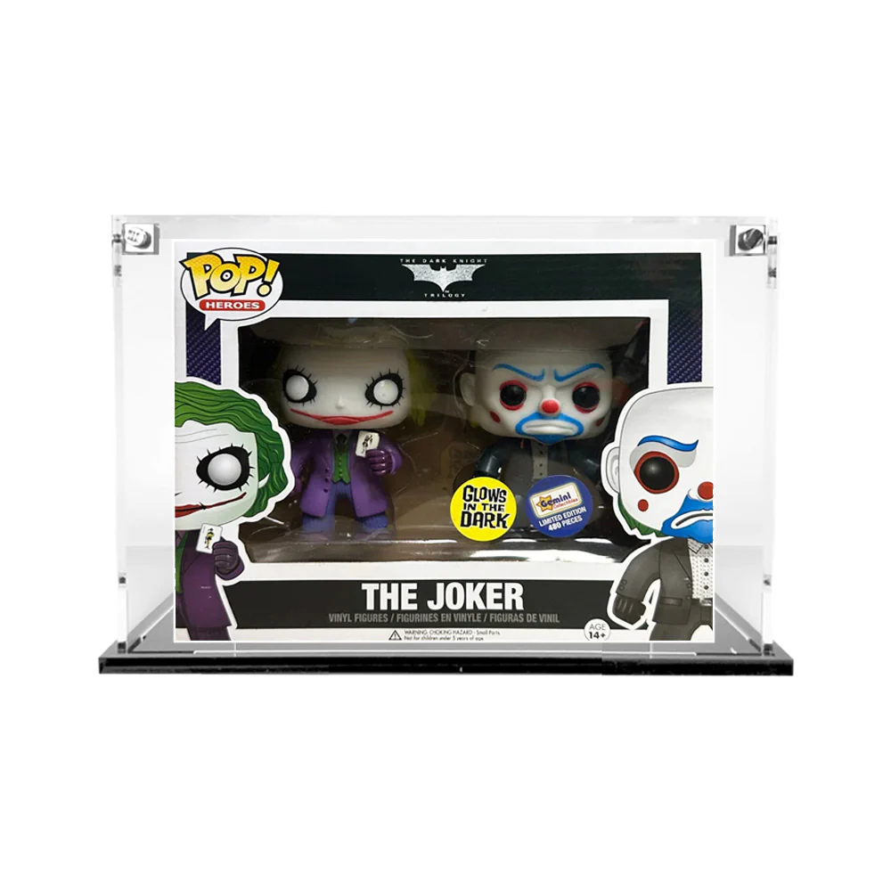 Custom Acrylic Display Case for 2 PACK STANDARD Funko Pop Grail Boxes (3mm thick, UV Resistant) Fits 6.25h x 8w x 3.5d - Image 5