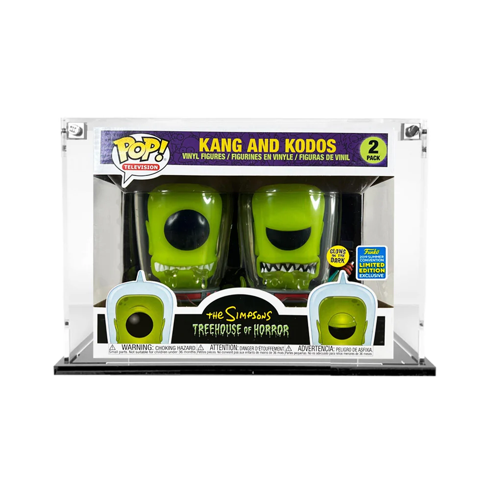 Custom Acrylic Display Case for 2 PACK KANG & KODOS Funko Pop Grail Boxes (3mm thick, UV Resistant) Fits 6.75h x 8.75w x 4d - Image 5