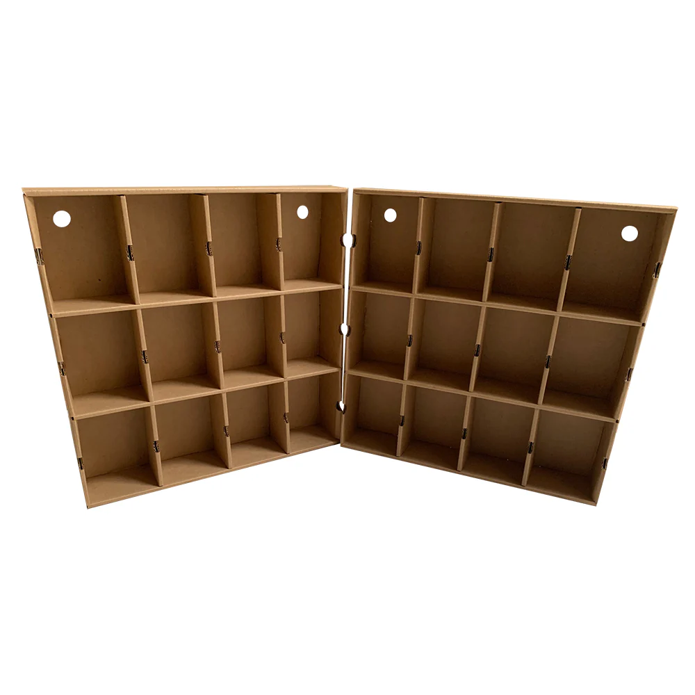 KUBBIE ECO BROWN (3x4) - In Box Display Case for Funko Pops, Wall Mountable & Stackable Pop Shelf (Cardboard) - Image 2