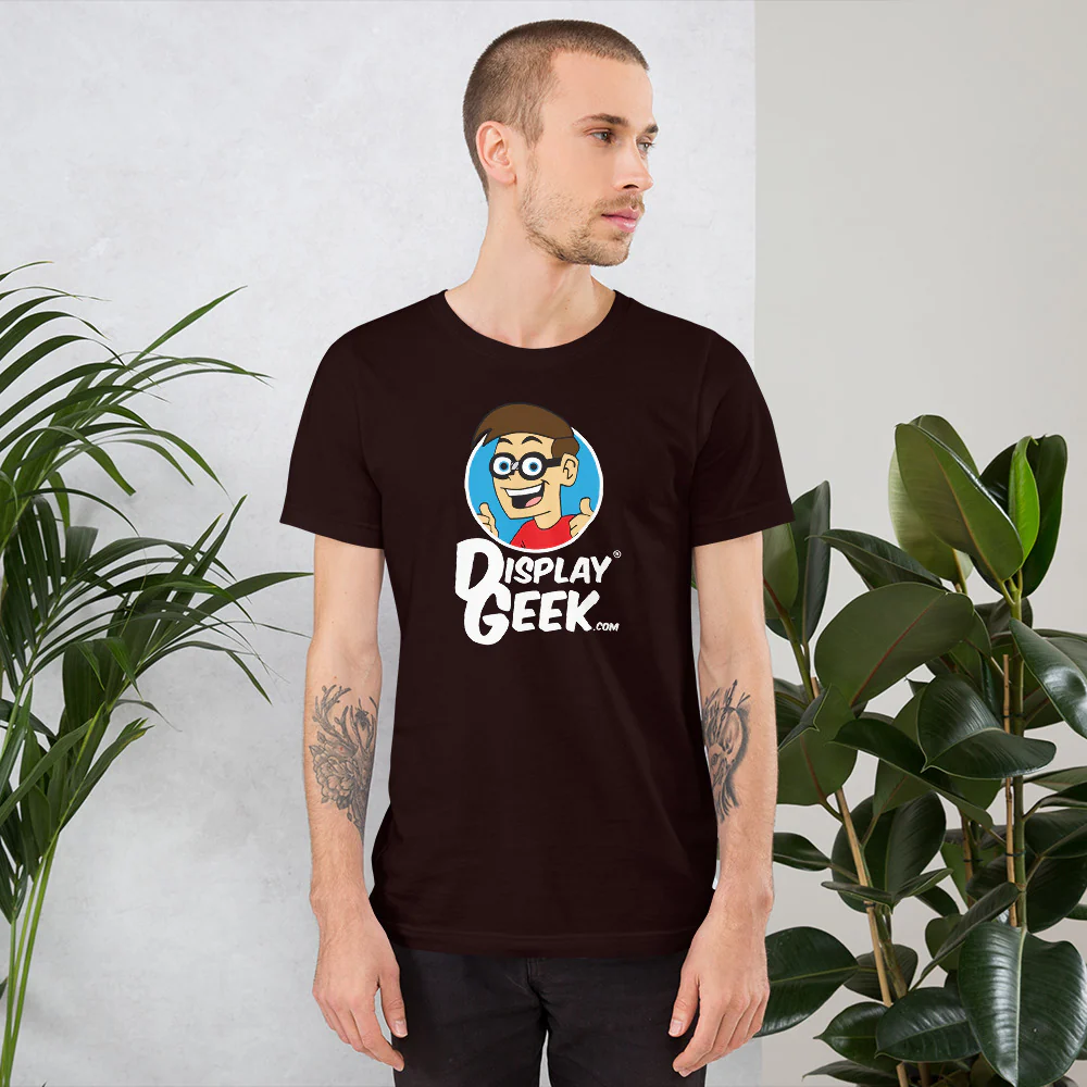 2020 Display Geek Logo - Short-Sleeve Unisex T-Shirt - Image 10