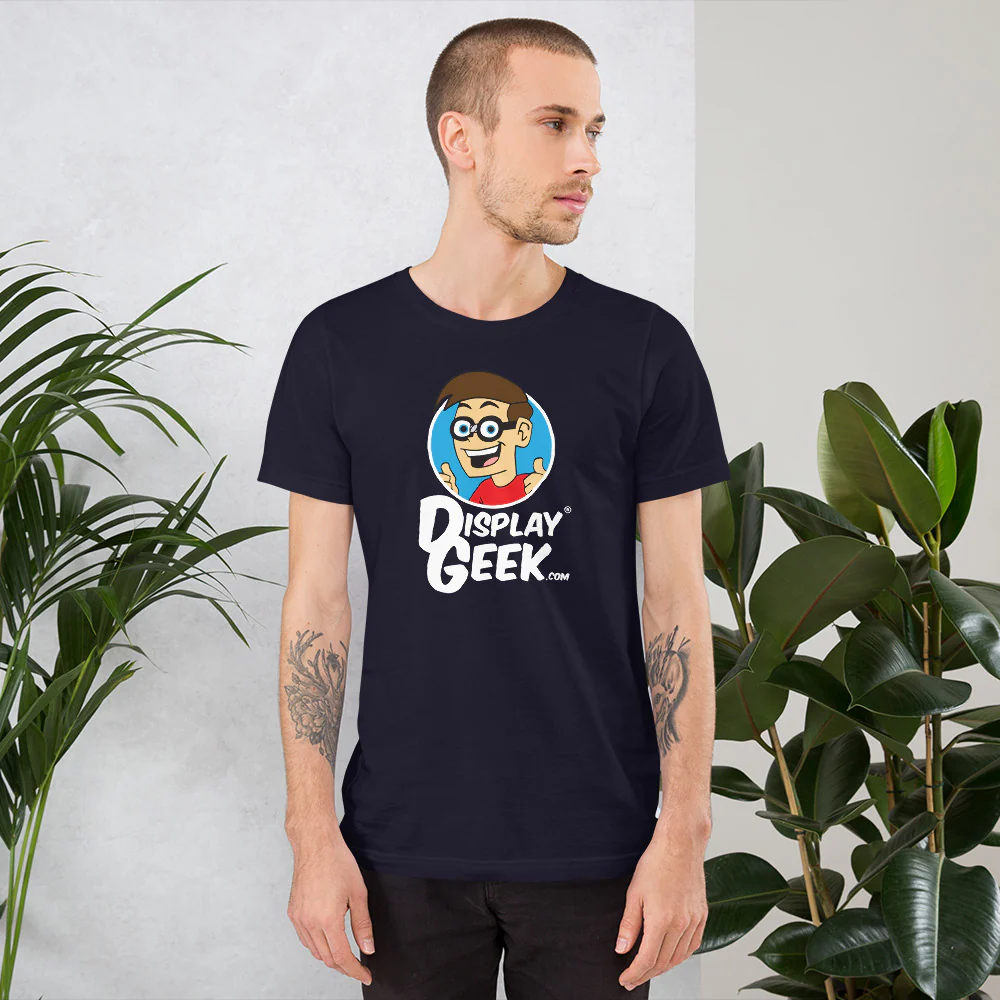 2020 Display Geek Logo - Short-Sleeve Unisex T-Shirt - Image 8