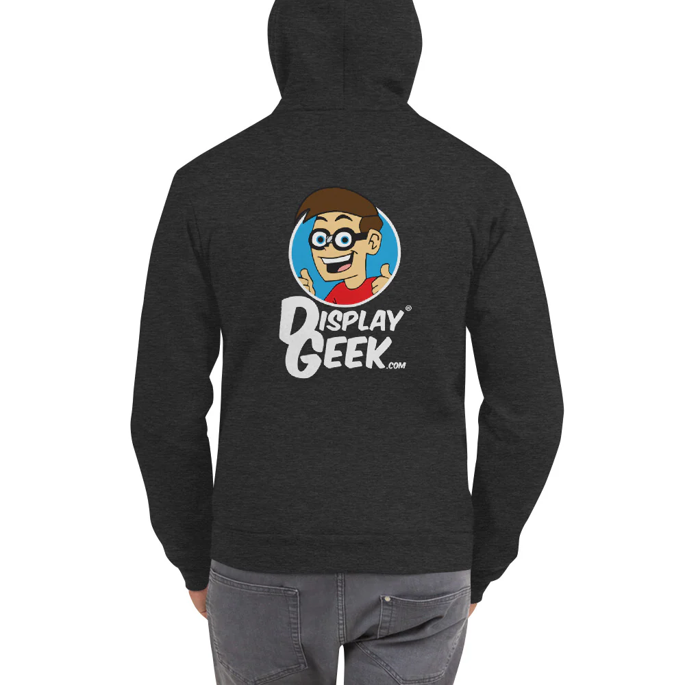 2020 Display Geek Logo 1 - Zipper Hoodie sweater - Image 4