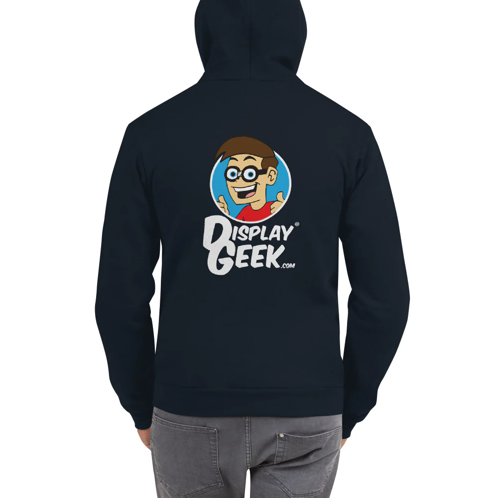 2020 Display Geek Logo 1 - Zipper Hoodie sweater - Image 6