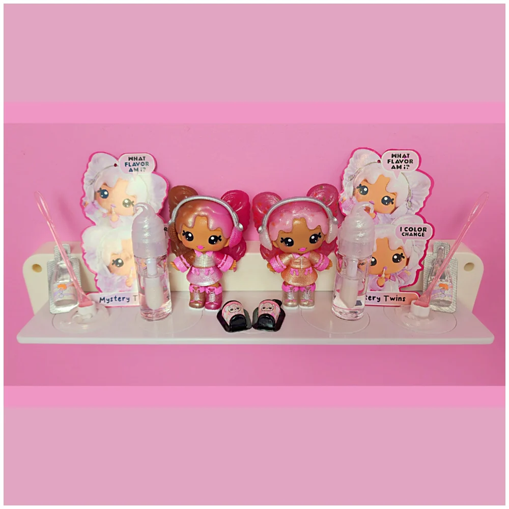 ALL LEDGES - 3 Customizable Display Shelves ABS Plastic (3 Long Ledges, 15 Reversible Holders) - Image 18