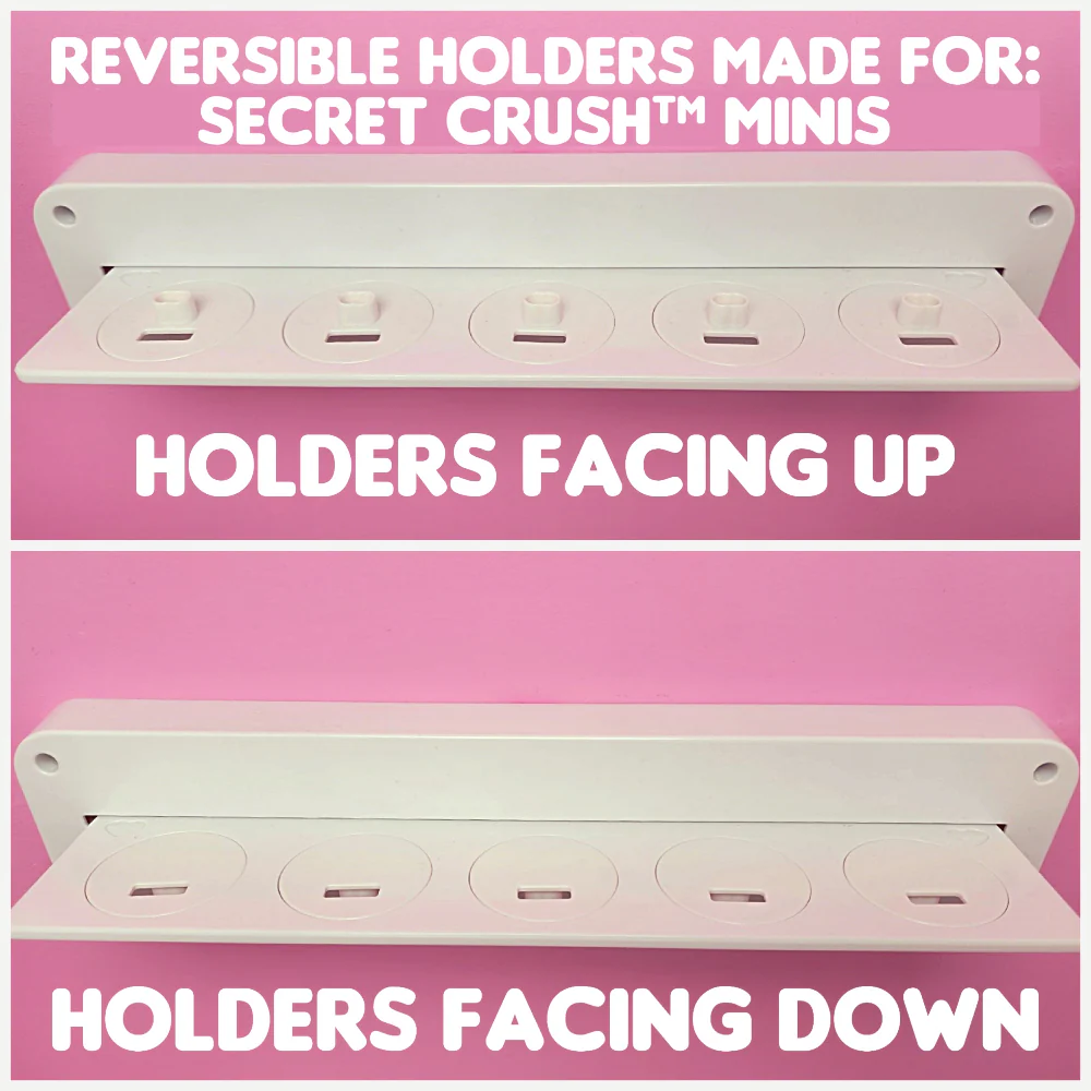 ALL LEDGES - 3 Customizable Display Shelves ABS Plastic (3 Long Ledges, 15 Reversible Holders) - Image 8