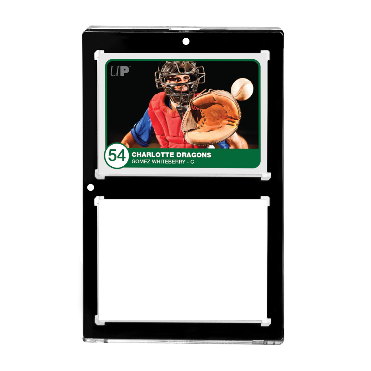 2-Card Wall Mount Display Case for 35pt Trading Cards (UV ONE-TOUCH Magnetic Holder) - Image 5