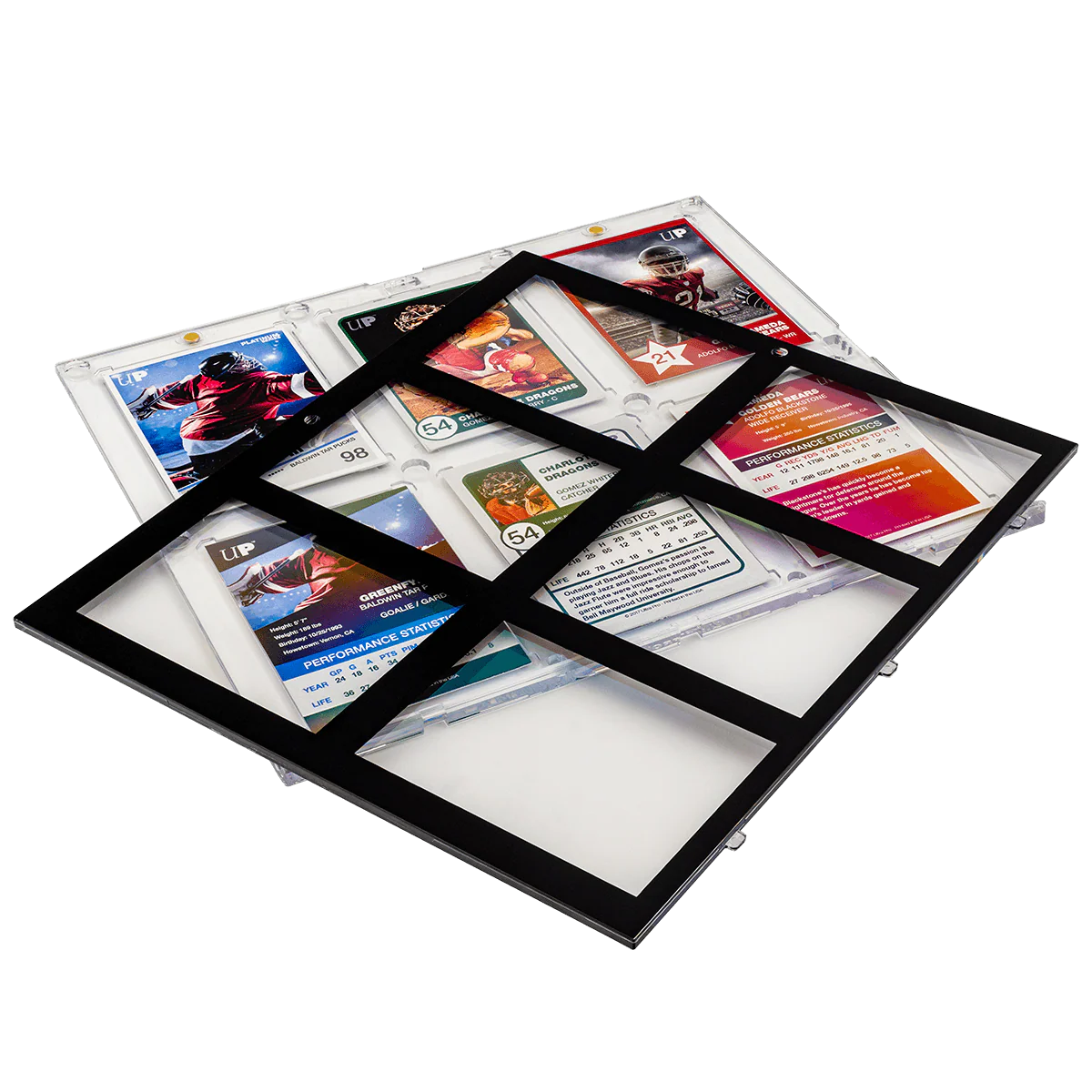 6-Card Wall Mount Display Case for 35pt Trading Cards (UV ONE-TOUCH Magnetic Holder) - Image 4