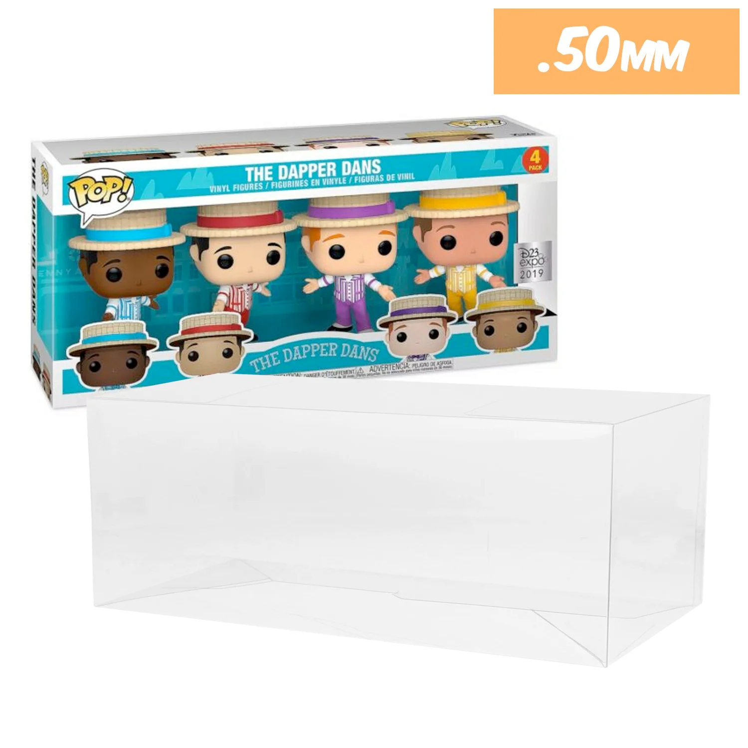 **REPLACED WITH 0.60MM** 4 PACK STANDARD Pop Protectors for Funko (0.50mm thick, UV & Scratch Resistant) 6.25h x 13.5w x 3.5d - Image 15