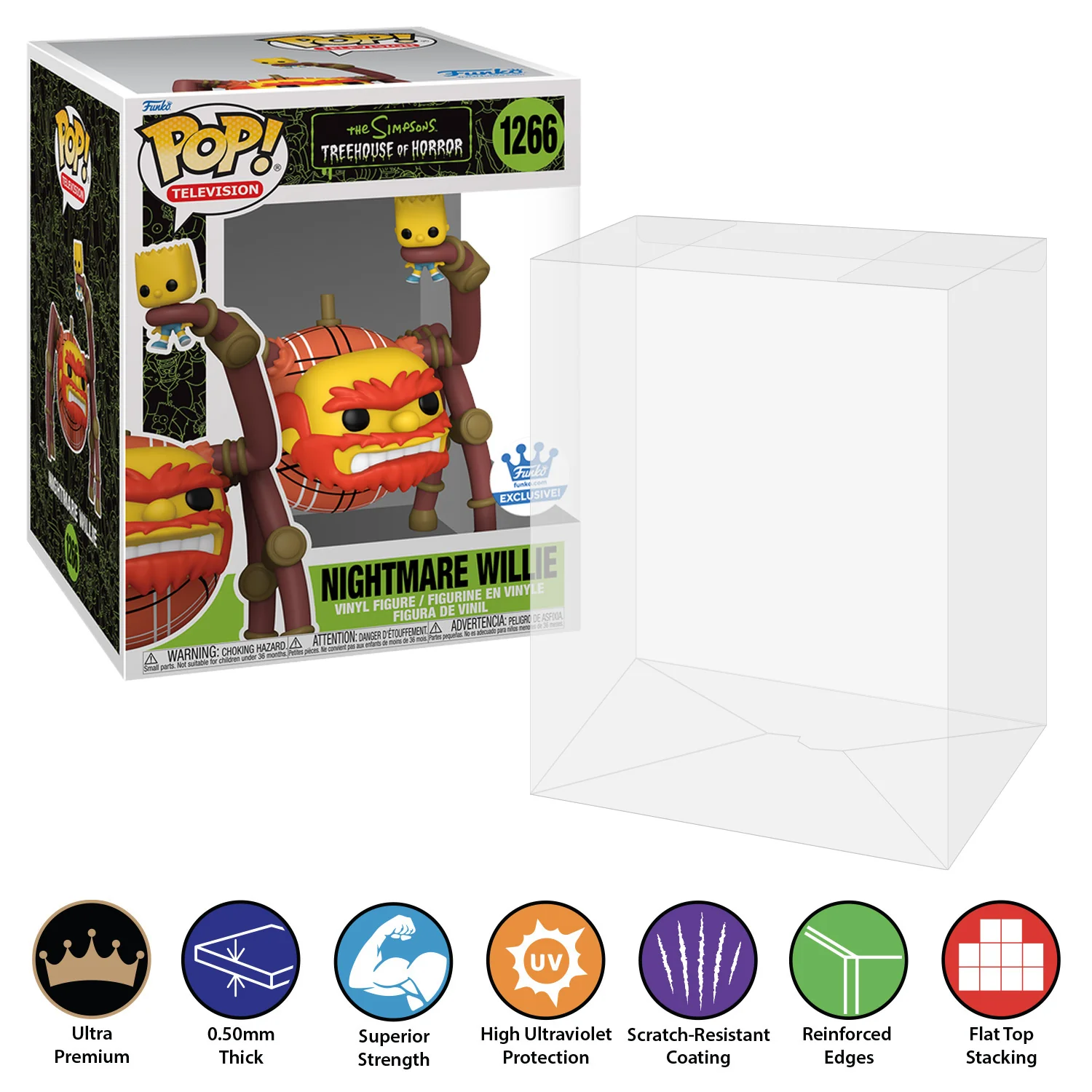**REPLACED WITH 0.60MM** 6 INCH STANDARD Pop Protectors for Funko (0.50mm thick, UV & Scratch Resistant) 8h x 6.5w x 5.5d (Tags: A-G) - Image 23