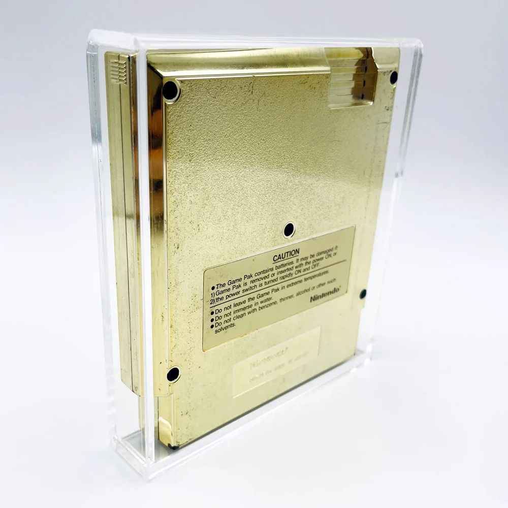 Acrylic Hard Case for NES Video Game Cartridge (4mm thick, UV & Slide Bottom) 5.25h x 4.7w x 0.7d - Image 3