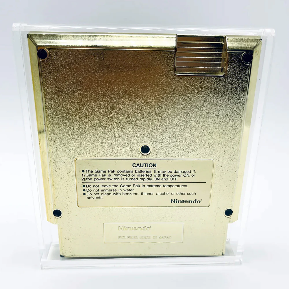 Acrylic Hard Case for NES Video Game Cartridge (4mm thick, UV & Slide Bottom) 5.25h x 4.7w x 0.7d - Image 4