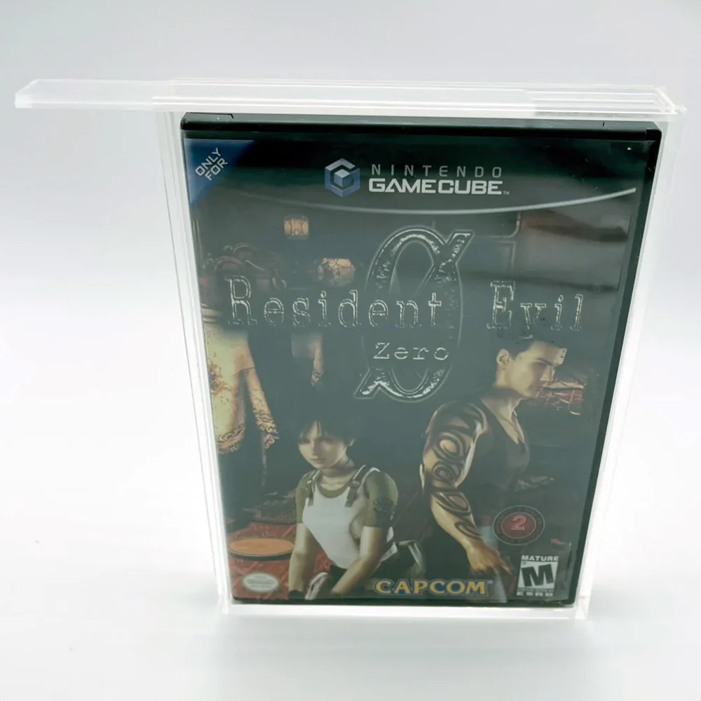 Acrylic Case for Nintendo GameCube Standard Video Game Cases, 4mm thick, UV Resistant & Magnetic Slide Bottom - Image 3
