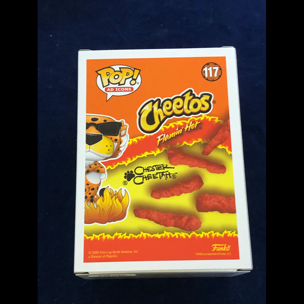 Funko Pop Funko Pop Ad Icons Chester Cheetah Flames Glow in the Dark BoxLunch Exclusive Rare Vaulted Vinyl Toy Art Figure - Image 2
