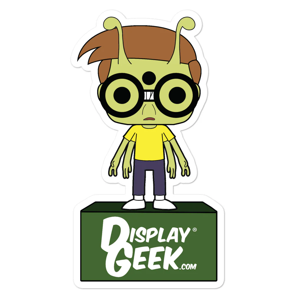 Alien Morty Sticker (DG Mascot Fan Art)