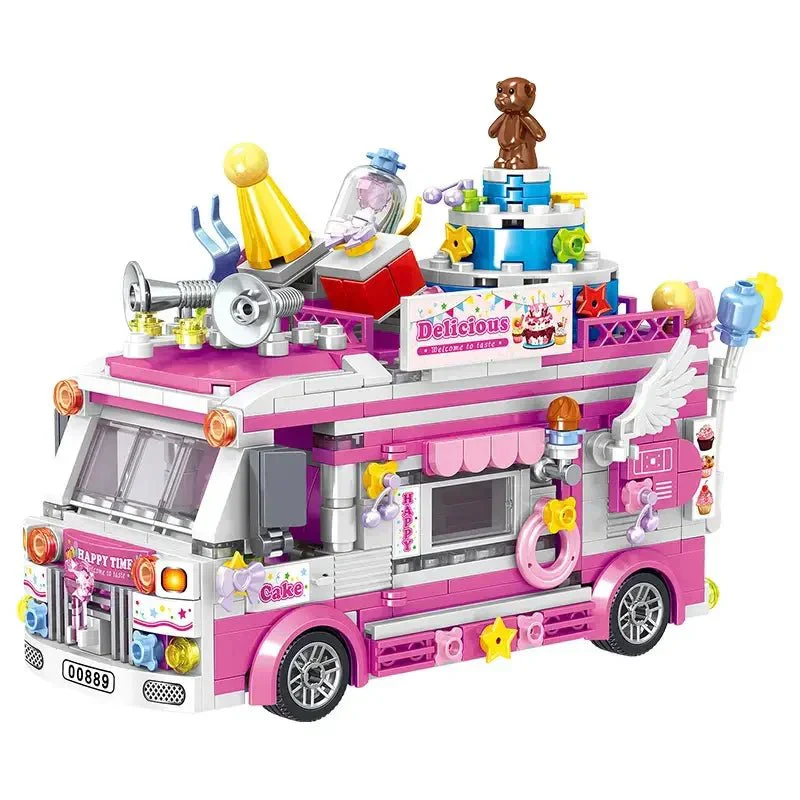 Cake Car (Over 500 Pieces) - Custom Building Blocks Mini Figures Compatible with LEGO - Image 3