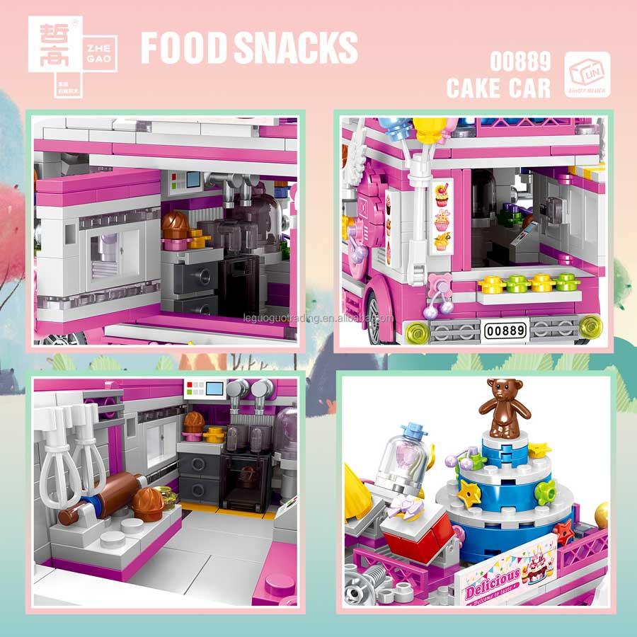 Cake Car (Over 500 Pieces) - Custom Building Blocks Mini Figures Compatible with LEGO - Image 4