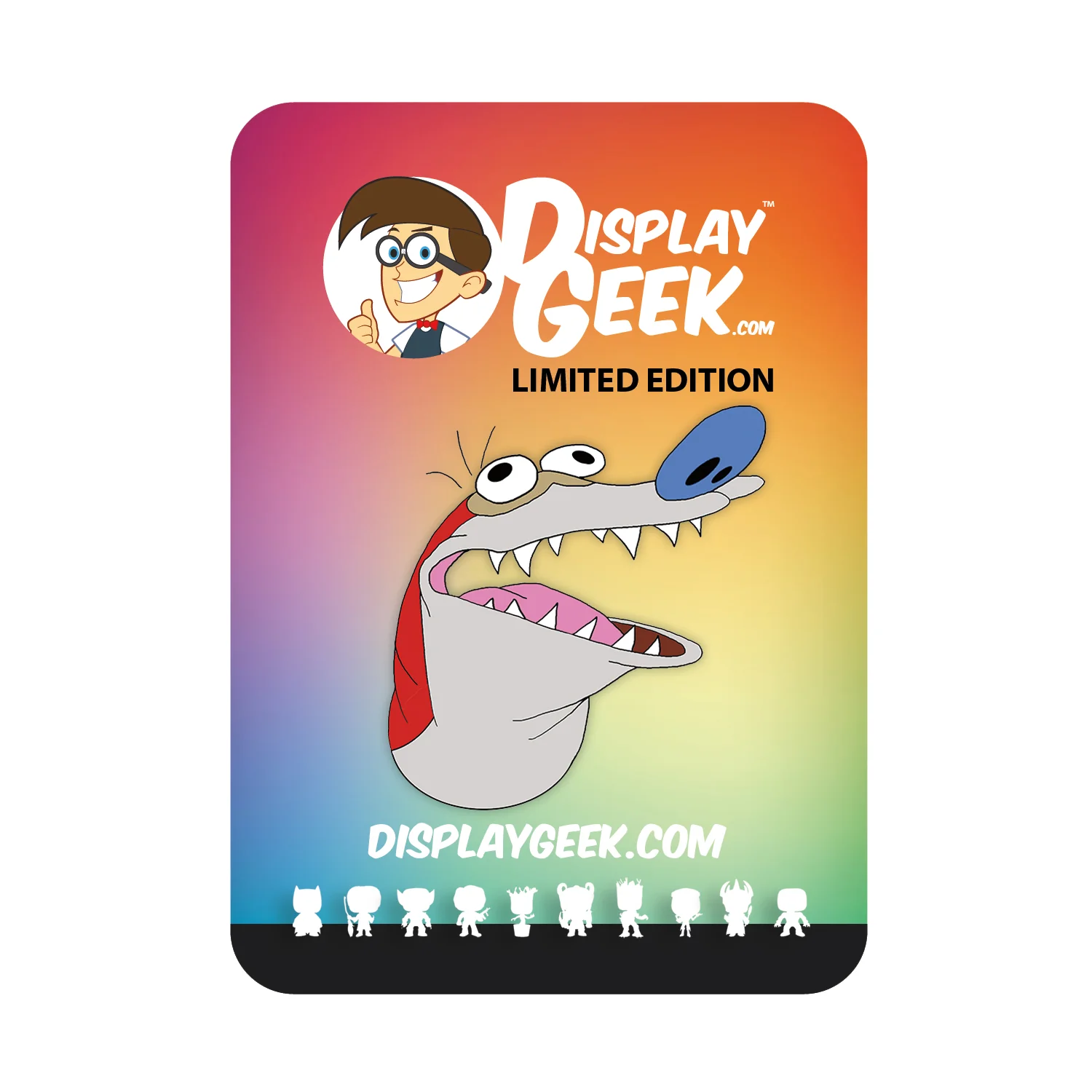 Crocostimpy Collectible Soft Enamel Pin