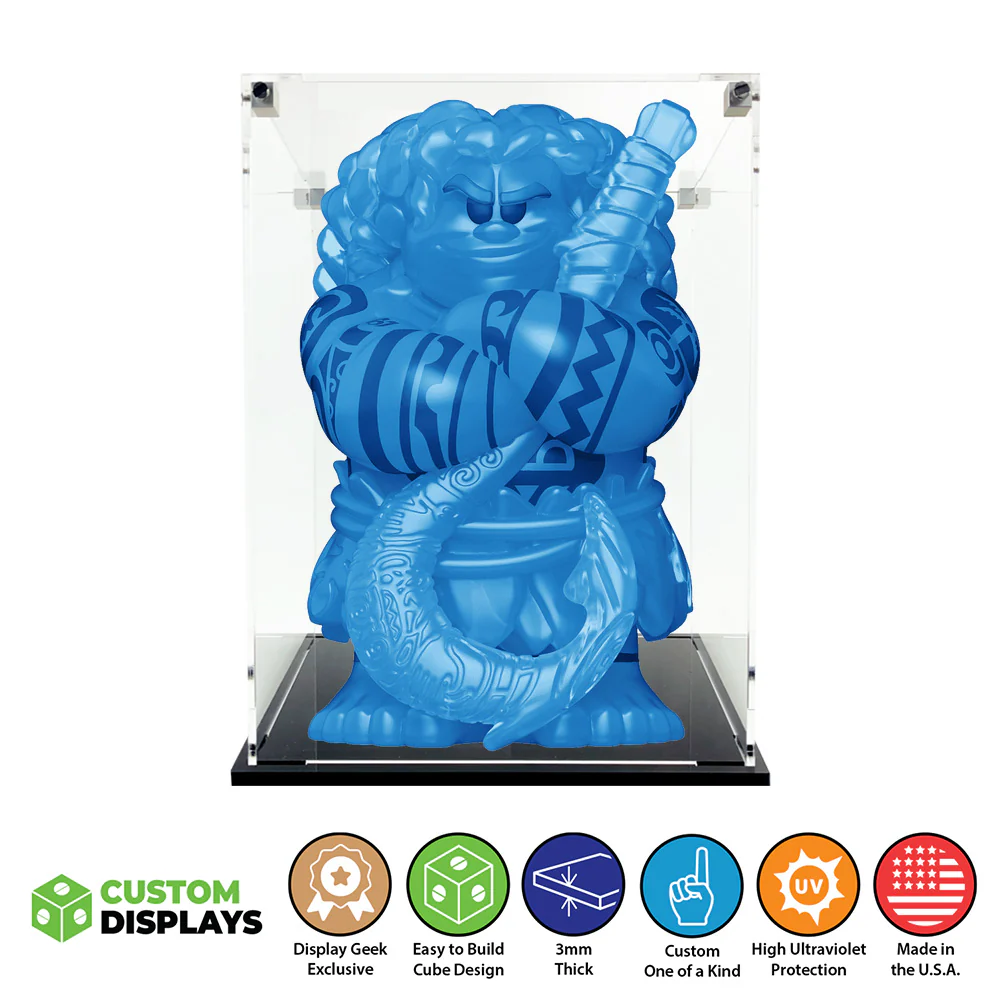 Custom Acrylic Display Case for FUNKO SODA 3 LITER Funko Grail Out of Box Figure Only (3mm thick, UV Resistant) Fits 8.5h x 5.5w x 5.5d