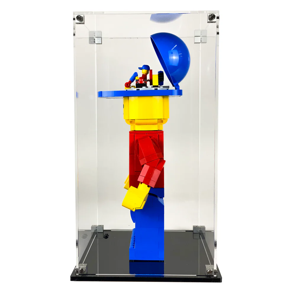 Custom Acrylic Display Case for LEGO Model 40649 - Up-Scaled LEGO Minifigure (3mm thick, UV Resistant) 13h x 8w x 7d - Image 2