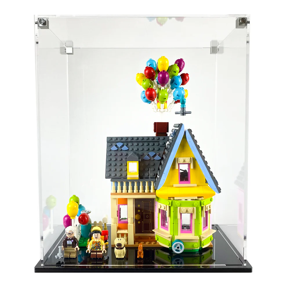 Custom Acrylic Display Case for LEGO Model 43217 - Up House (3mm thick, UV Resistant) 12h x 10w x 6d