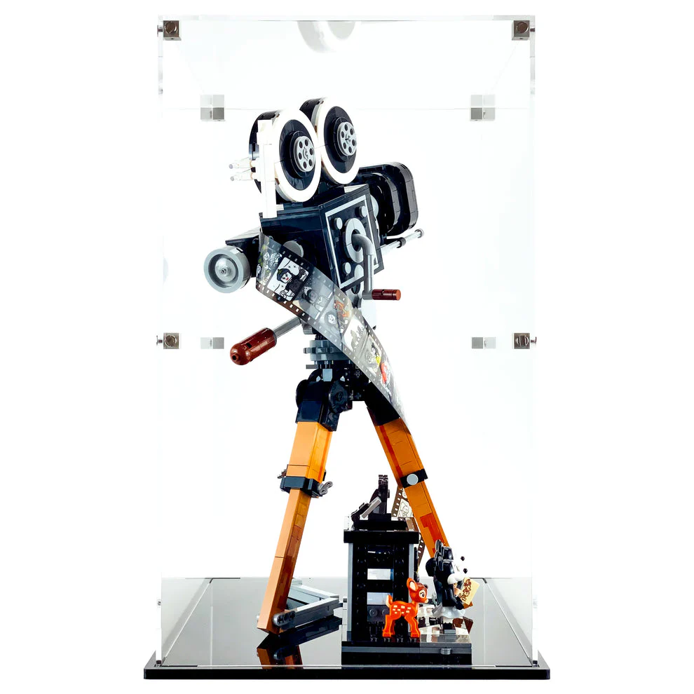 Custom Acrylic Display Case for LEGO Model 43230 - Walt Disney Tribute (3mm thick, UV Resistant) 15.5h x 12w x 9d - Image 2