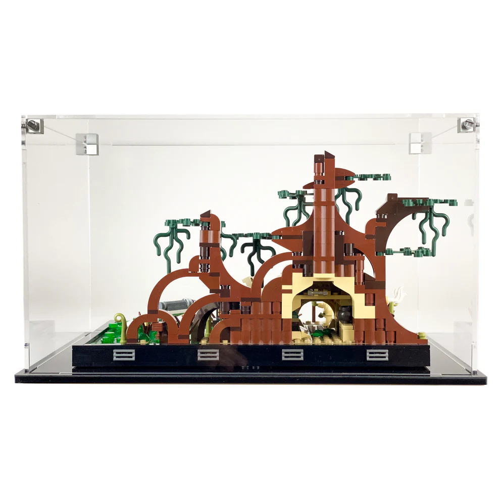 Custom Acrylic Display Case for LEGO Model 75330 - Dagobah Jedi Training (3mm thick, UV Resistant) 7.5h x 13w x 8d - Image 7