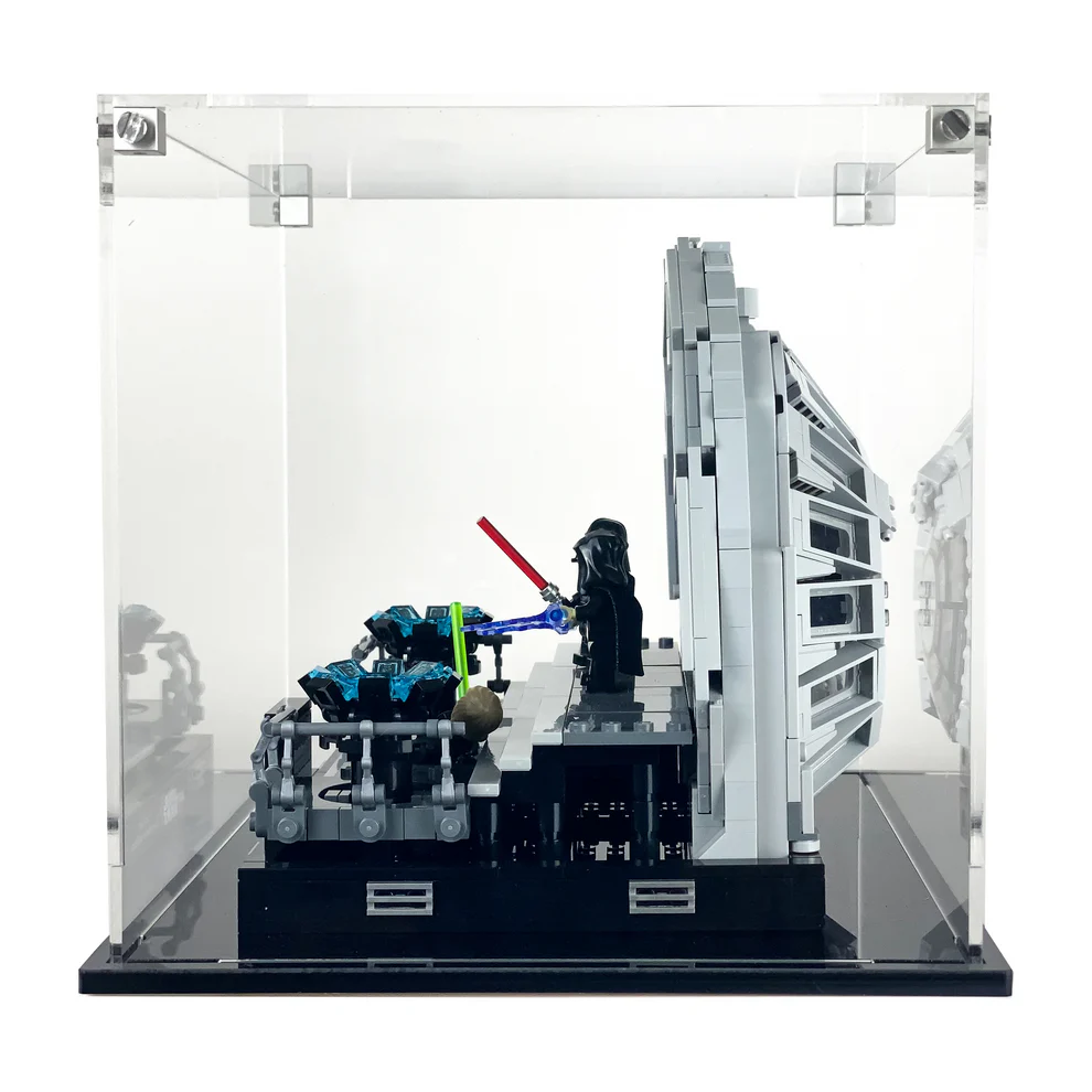 Custom Acrylic Display Case for LEGO Model 75352 - Emperor's Throne Room (3mm thick, UV Resistant) 8h x 10w x 8d - Image 2