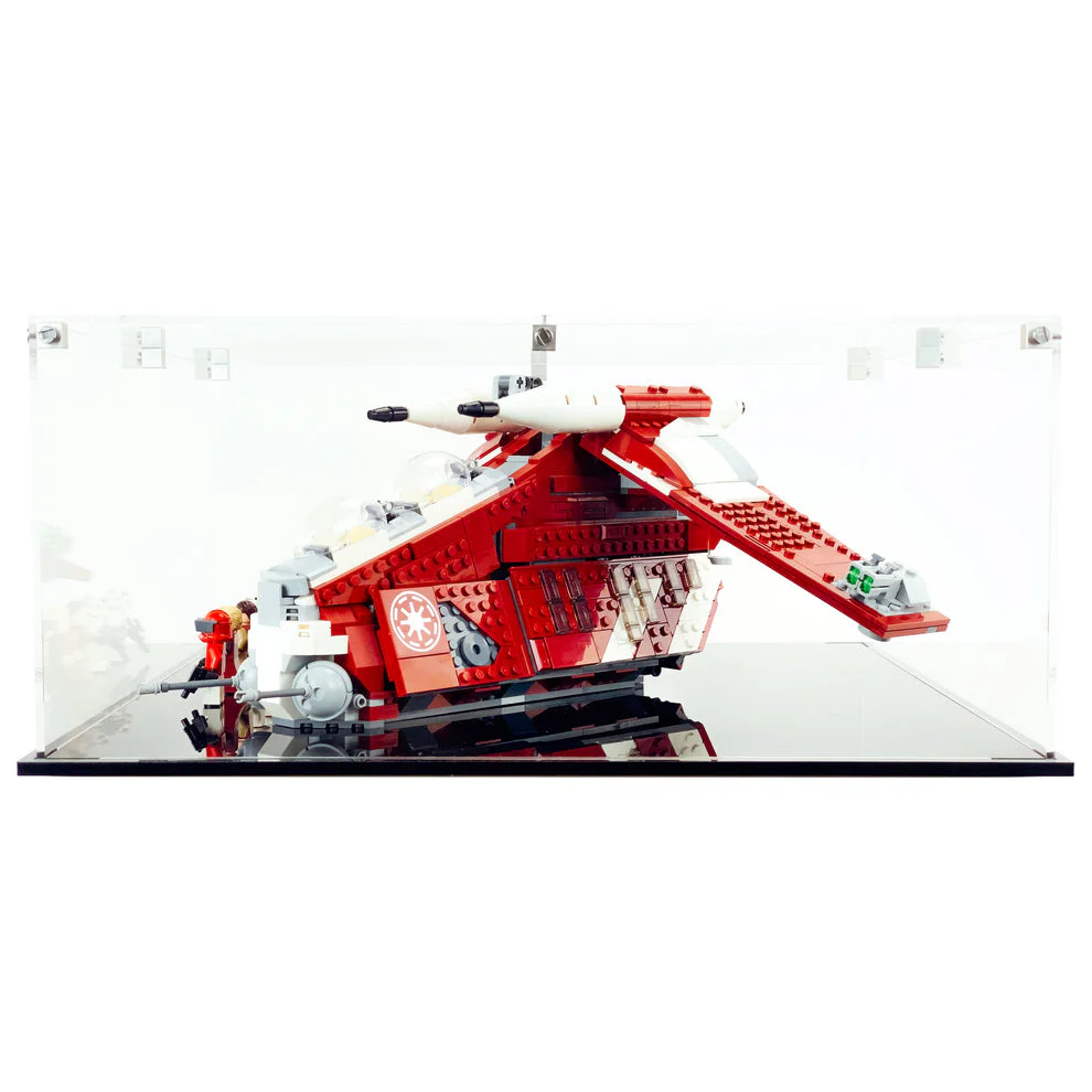 Custom Acrylic Display Case for LEGO Model 75354 - Coruscant Guard Gunship (3mm thick, UV Resistant) 7h x 16w x 16d - Image 7