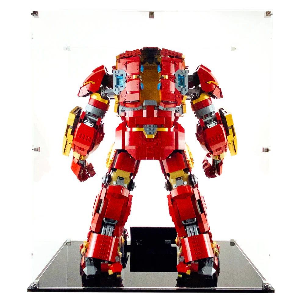 Custom Acrylic Display Case for LEGO Model 76210 - Hulkbuster (3mm thick, UV Resistant) 22h x 19w x 11d - Image 3