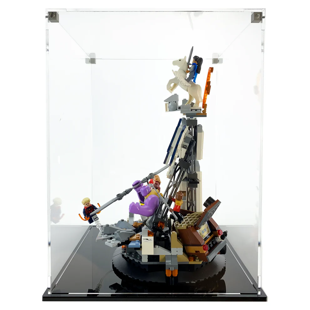 Custom Acrylic Display Case for LEGO Model 76266 - Endgame Final Battle (3mm thick, UV Resistant) 14h x 10.5w x 10.5d - Image 2