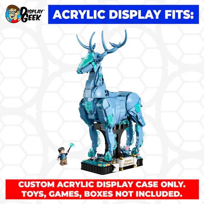 Custom Acrylic Display Case for LEGO Model 76414 - Expecto Patronum (3mm thick, UV Resistant) 12h x 10w x 7d - Image 10
