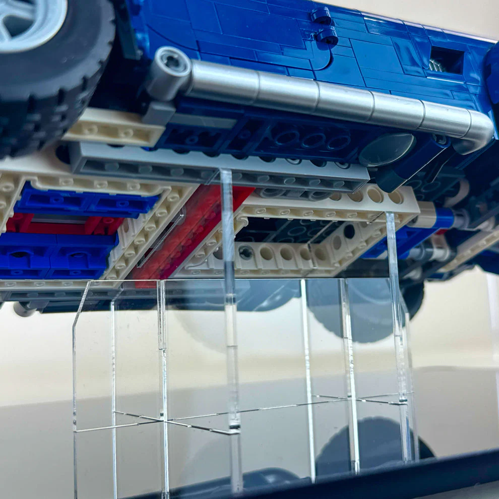Custom Acrylic Display Case for LEGO Model 10357 - Shelby Cobra 427 S/C (3mm thick, UV Resistant) 6h x 13.25w x 7d - Image 3