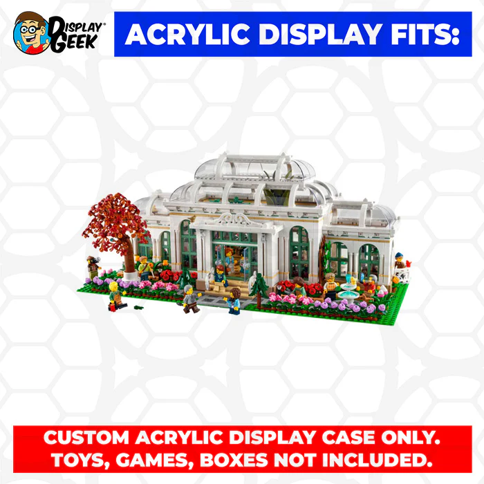 Custom Acrylic Display Case for LEGO Model 21353 - The Botanical Garden (3mm thick, UV Resistant) 9.5h x 21w x 11.5d - Image 9