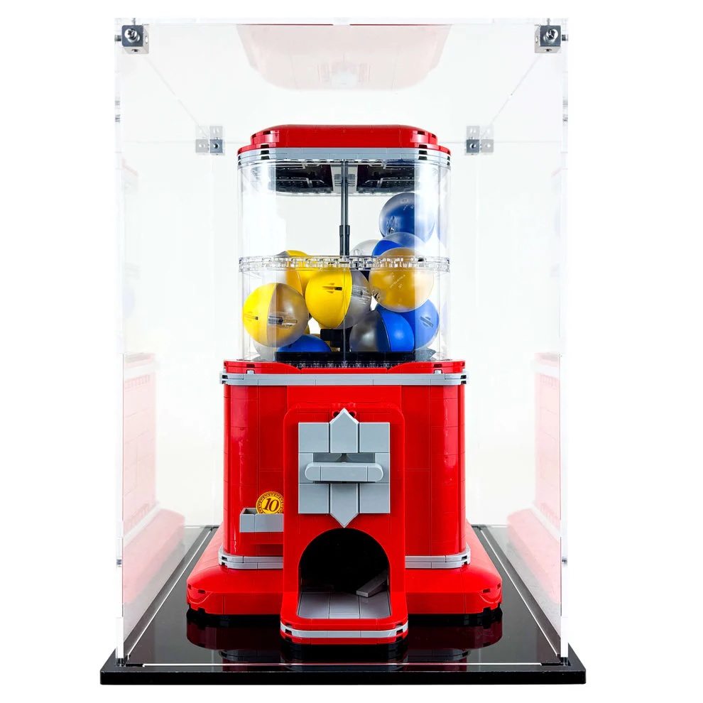 Custom Acrylic Display Case for LEGO Model 21358 - Minifigure Vending Machine (3mm thick, UV Resistant) 12h x 9.75w x 8.25d