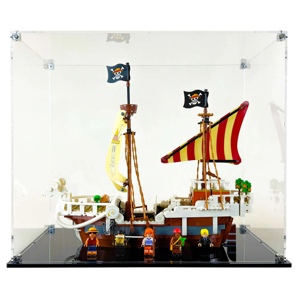 Custom Acrylic Display Case for LEGO Model 75639 - Going Merry (3mm thick, UV Resistant) 14.5h x 17.25w x 9.25d - Image 2