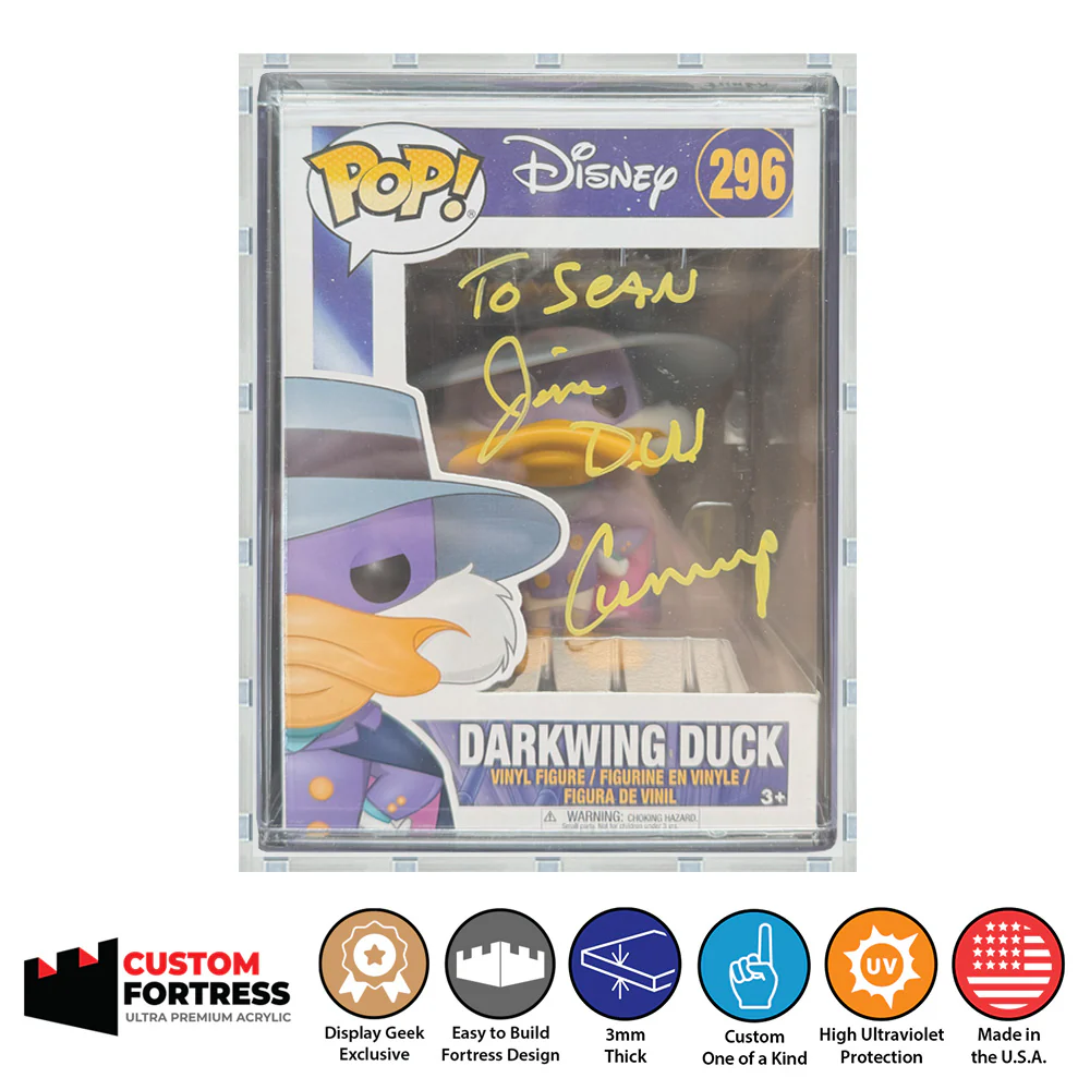 Custom Acrylic Hard Case for 4 INCH STANDARD (ALREADY IN A POP STACK) Funko Pop Cases (3mm thick, UV Resistant) Fits 6.6h x 4.9w x 3.75d