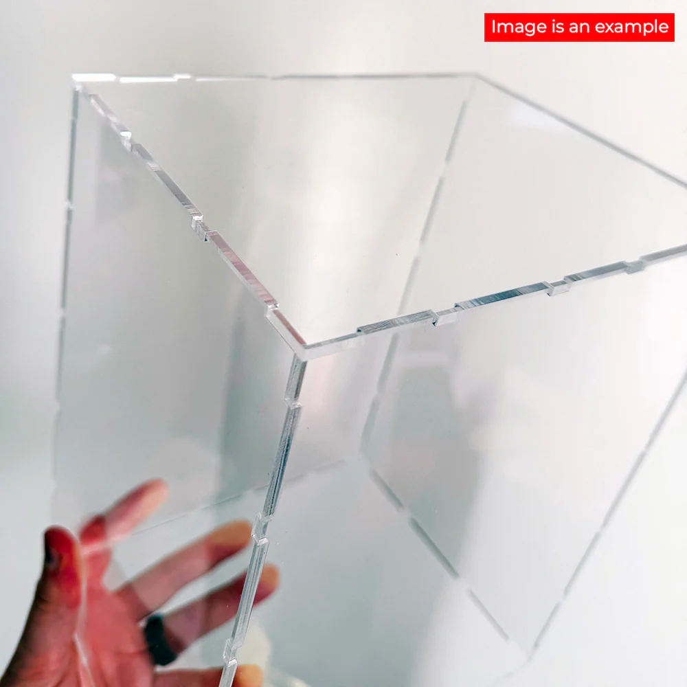 Custom Acrylic Hard Case for 7.25h x 10.2w x 2.4d Box Size (3mm thick, UV Resistant) - Image 2