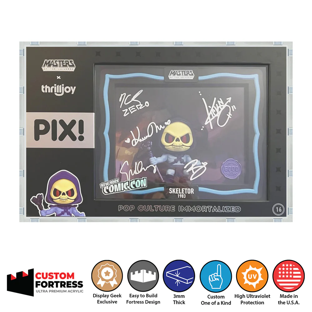 Custom Acrylic Hard Case for PIX! PANORAMIX Thrilljoy Boxes (3mm thick, UV Resistant) Fits 10h x 15.1w x 5.9d