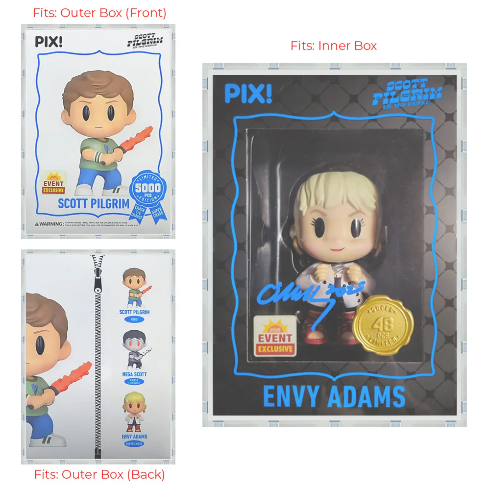 Custom Acrylic Hard Case for PIX! STANDARD Thrilljoy Boxes (3mm thick, UV Resistant) Fits 7.25h x 5w x 4d - Image 2