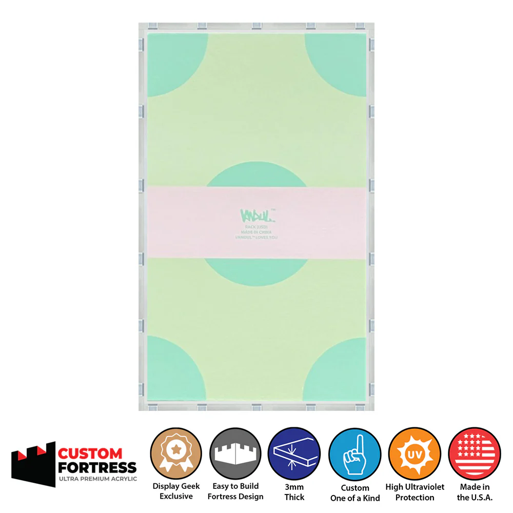 Custom Acrylic Hard Case for VANDUL RACKS Vinyl Toys Boxes (3mm thick, UV Resistant) Fits 9.75h x 6w x 3.75d - Image 2