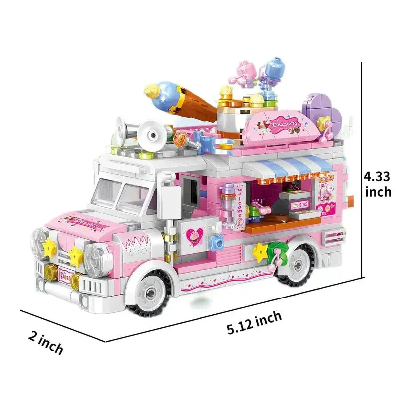 Dessert Trolley (Over 500 Pieces) - Custom Building Blocks Mini Figures Compatible with LEGO - Image 4
